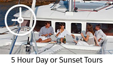 5 hour day or sunset tours